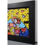 Romero Britto Hand‑Embellished Mixed‑Media Giclee, 44.5